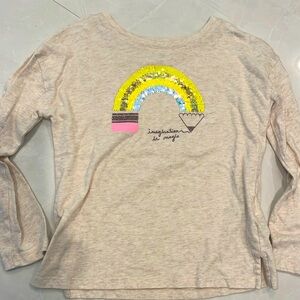 Flip sequin super soft tee